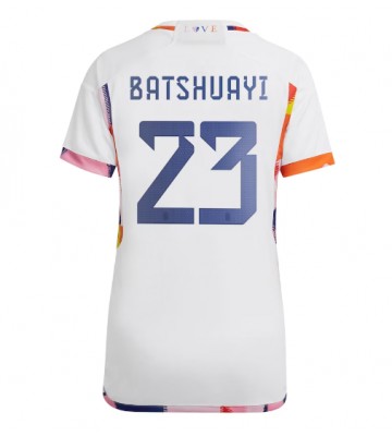 Belgien Michy Batshuayi #23 Bortatröja Kvinnor VM 2022 Kortärmad